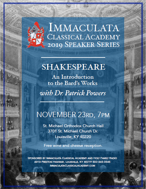 Shakespeare: An Introduction to the Bard’s Works | Thomas More College
