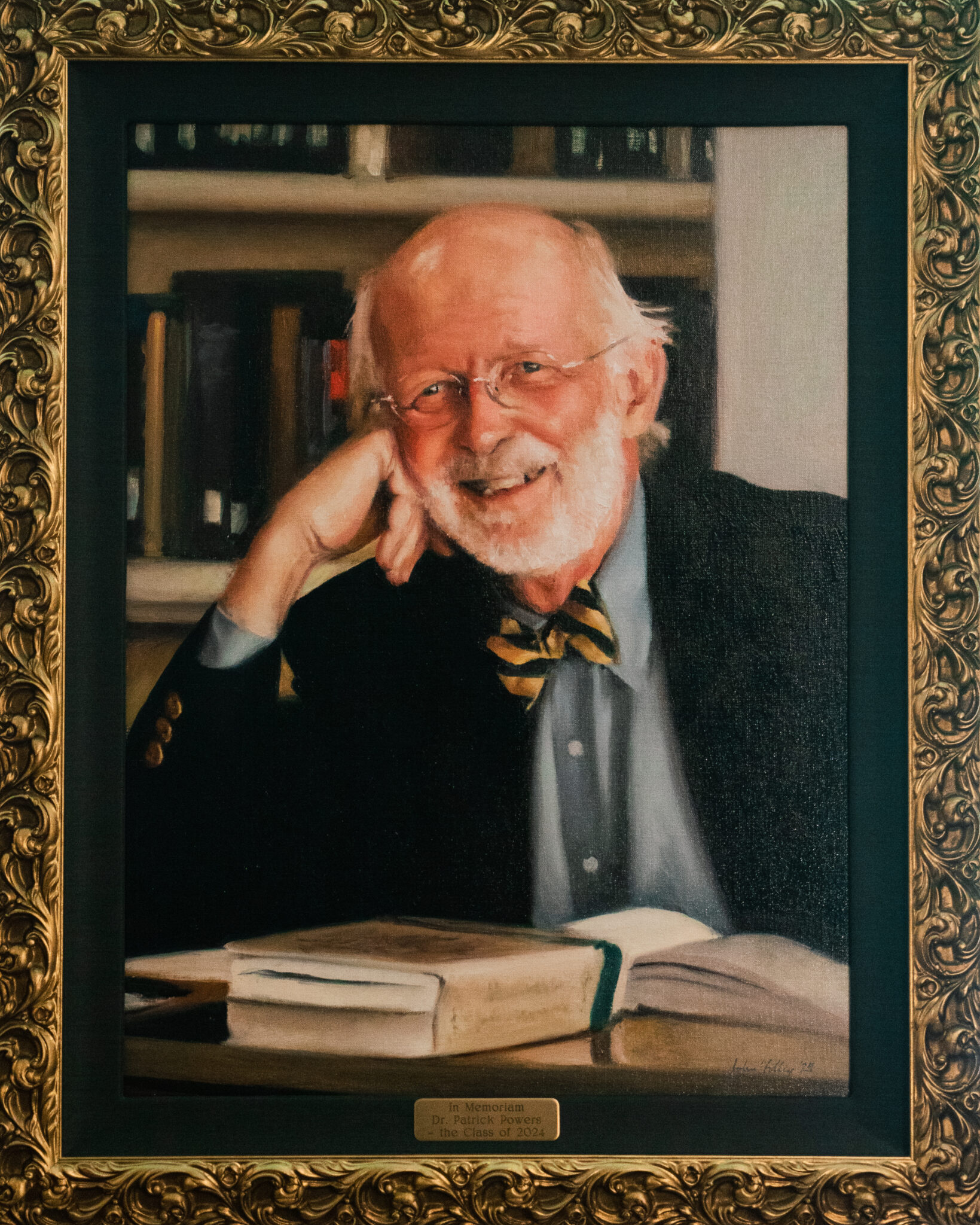 Class of 2024 Honors Dr. Patrick Powers with Class Gift Thomas More